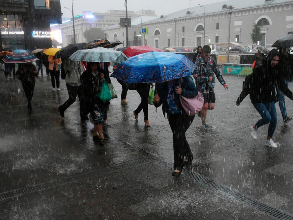 Когда закончится дождь в Москве