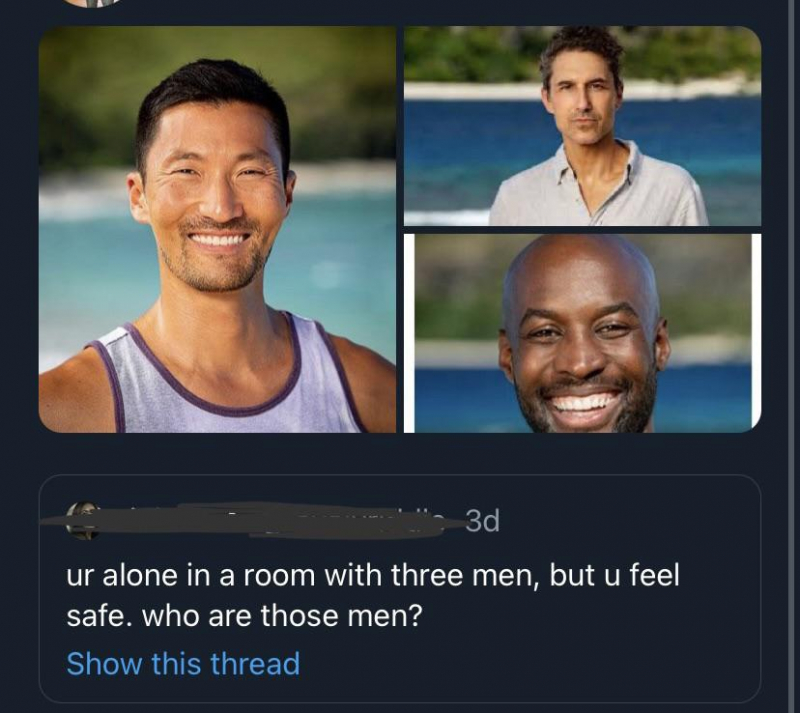 Ты Одна В Комнате С Тремя Мужчинами