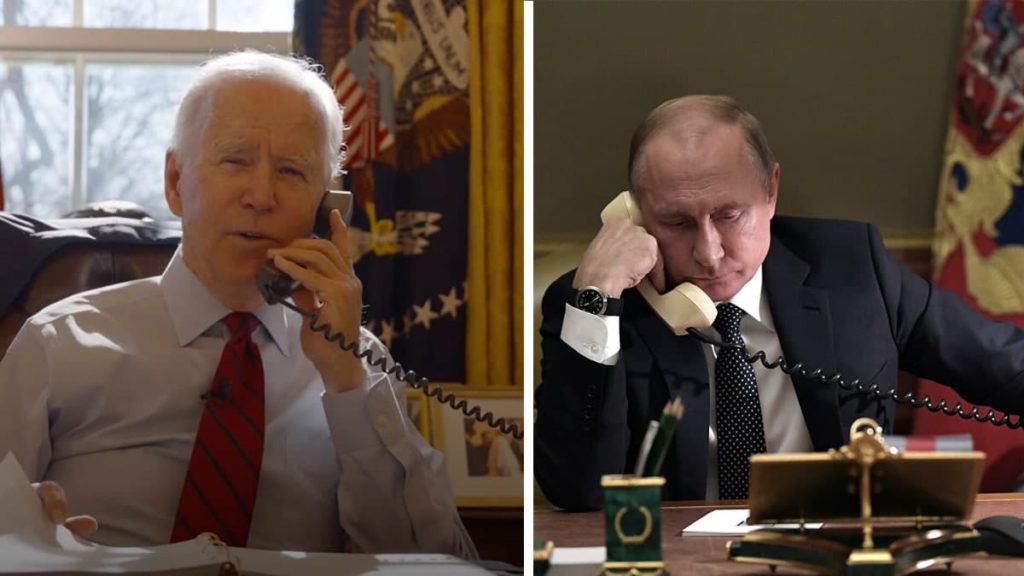 Телефонный разговор между Путиным и Байденом