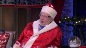 Владимир Жириновский в костюме Деда Мороза