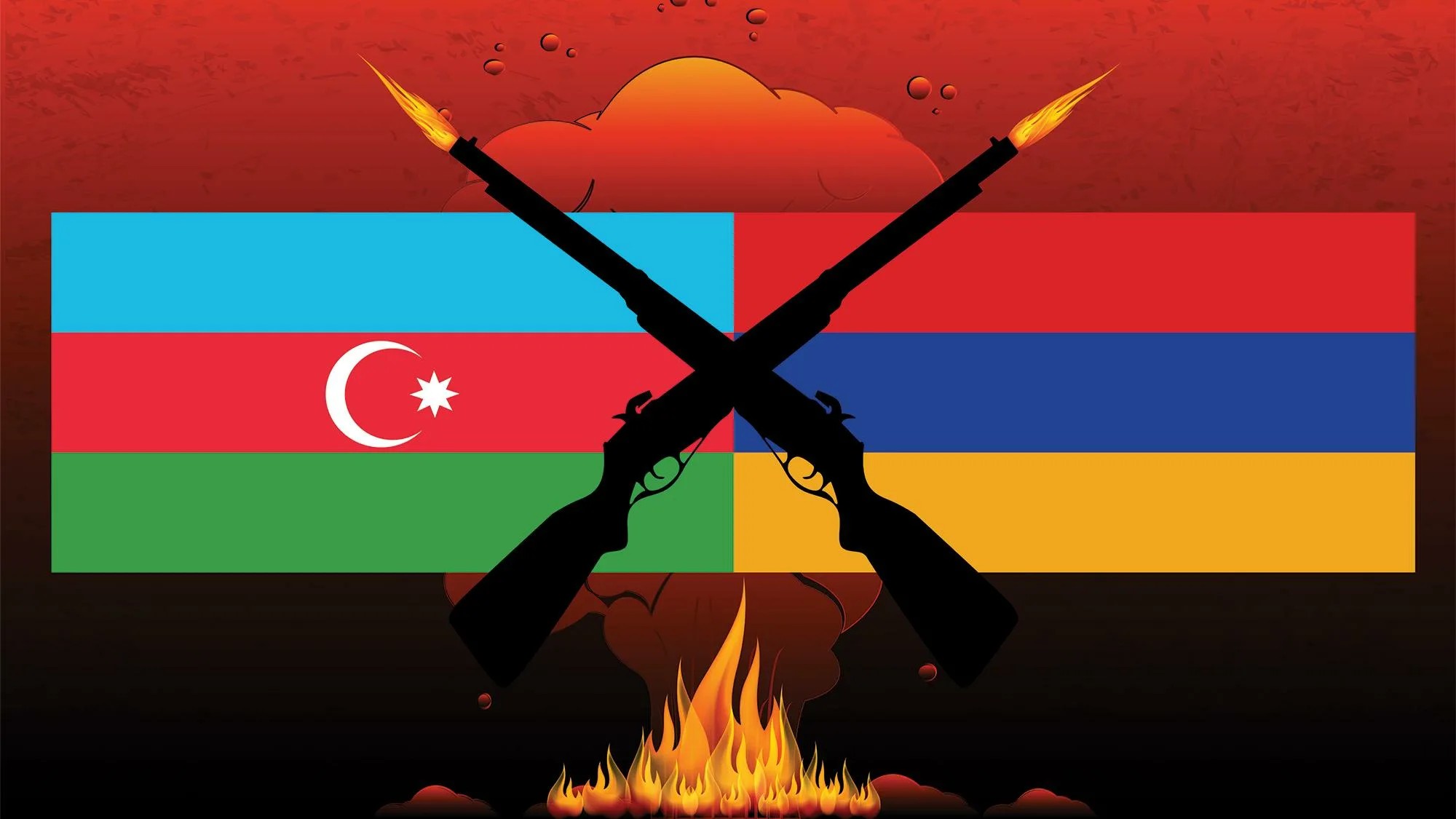 Azerbaijan флаг Armenia